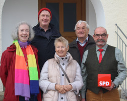 Gemeinderäte und Vorstand: Franka Dewies-Lahrs, Gottfried Lehmann, Cornelia Stadler, Horst Hofinger und Frank Peter Münch