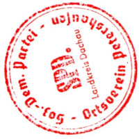 Stempel der SPD Petershausen